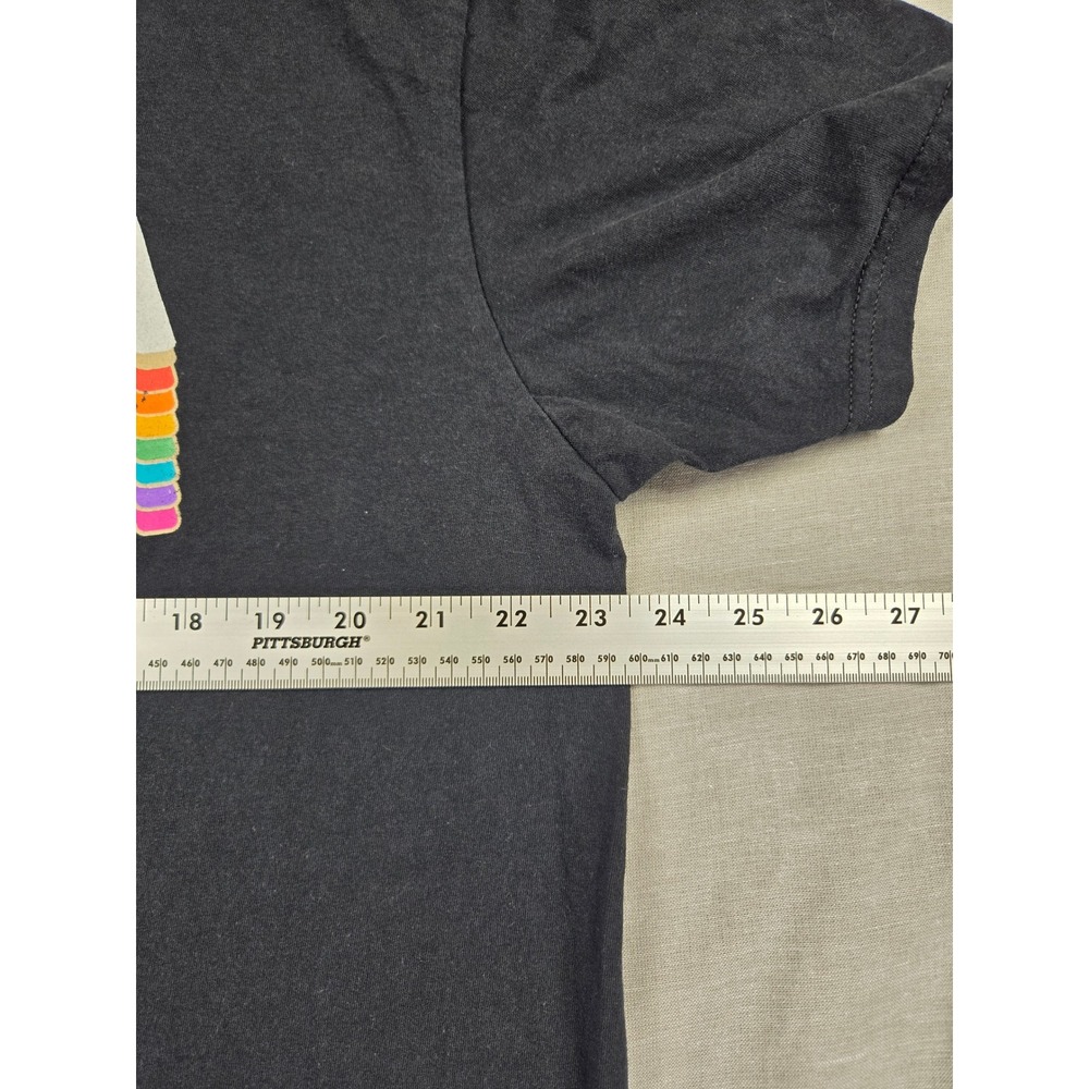Mad Engine Mens Familia Rainbow Graphic T-Shirt Black XL Short Sleeve Cotton - Picture 3 of 9